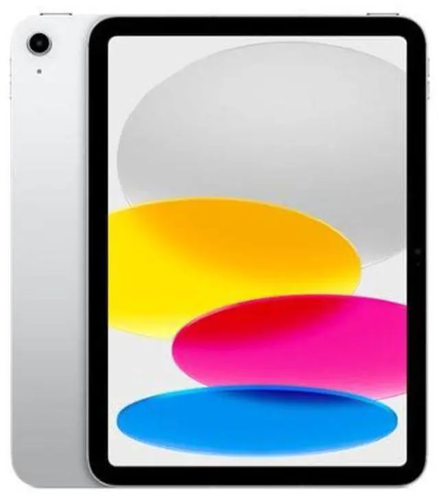 Main image of Apple iPad 10th Gen (2022) 10.9-inch - 64GB - Silver - Cellular + WiFi - 10.9 Inch - Excellent (Grade A)