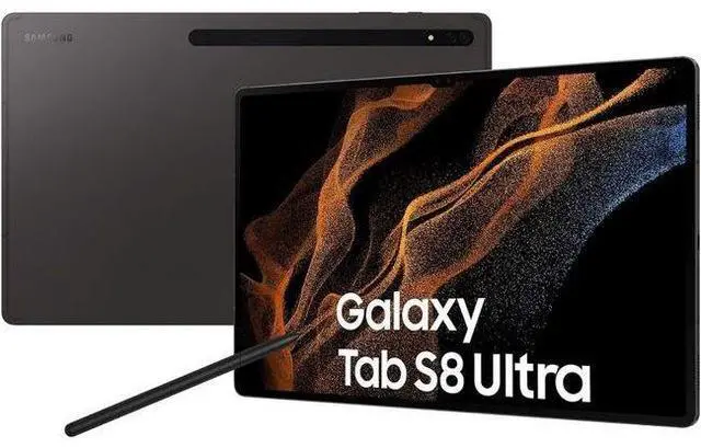 Main image of Samsung Galaxy Tab S8 Ultra (2022) 14.6-inch - 256GB - Graphite - WiFi - 14.6 Inch - Good (Grade B)