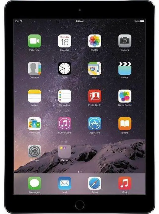 Alt view image 2 of 3 - Apple iPad Air 2 (2014) - 64GB - Space Grey - WiFi - 9.7 Inch - Grade A