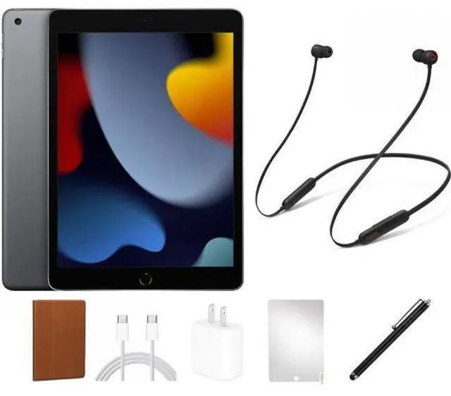 Main image of Apple  iPad 9 (2021) Beats Flex BUNDLE SET - 64GB - Space Grey - WiFi - 10.2 Inch - Excellent (Grade A)
