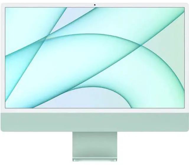 Main image of Apple  iMac 2021 M1 (Four ports) 24" - Apple M1 chip 8-core CPU - 2TB - Green - 16GB RAM - 24 Inch - Excellent (Grade A)