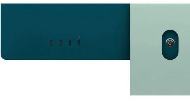 Alt view image 5 of 5 - Apple  iMac 2021 M1 (Four ports) 24" - Apple M1 chip 8-core CPU - 2TB - Green - 16GB RAM - 24 Inch - Excellent (Grade A)