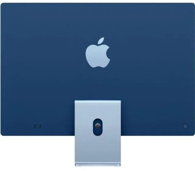 Alt view image 3 of 5 - Apple  iMac 2021 M1 (Two ports) 24" - Apple M1 chip 8-core CPU - 512GB - Blue - 8GB RAM - 24 Inch - Premium