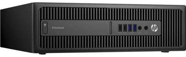Alt view image 2 of 3 - HP  EliteDesk 800 G2 SFF - Intel Core i7-6700 3.4GHz - 512GB - Black - 32GB RAM - Excellent (Grade A)