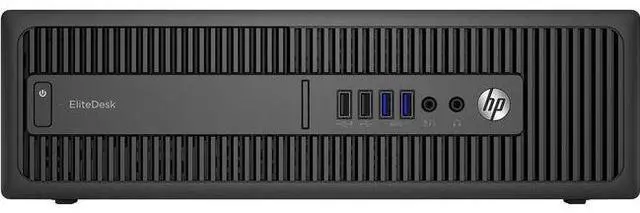 Main image of HP  EliteDesk 800 G2 SFF - Intel Core i7-6700 3.4GHz - 512GB - Black - 32GB RAM - Excellent (Grade A)