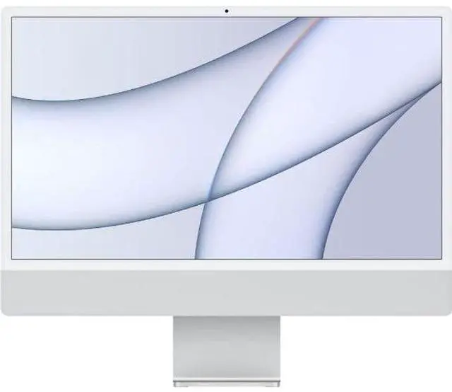 Main image of Apple  iMac 2021 M1 (Four ports) 24" - Apple M1 chip: 8-core CPU/8-Core GPU - 512GB - Silver - 16GB RAM - 24 Inch - Premium