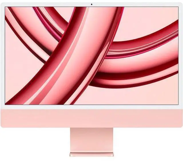 Main image of Apple  iMac 2023 (Two ports) 24" - Apple M3 Chip: 8-Core CPU/8-Core GPU - 256GB - Pink - 8GB RAM - 24 Inch - Refreshed