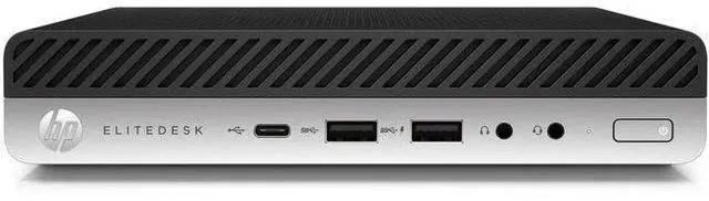 Main image of HP  EliteDesk 800 G4 Desktop Mini Micro PC - Intel Core i7-8700T 2.4GHz - 500GB - Black - 8GB RAM - Excellent (Grade A)