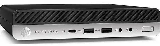 Alt view image 3 of 4 - HP  EliteDesk 800 G4 Desktop Mini Micro PC - Intel Core i7-8700T 2.4GHz - 500GB - Black - 8GB RAM - Excellent (Grade A)