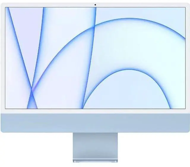 Main image of Apple  iMac 2021 M1 (Four ports) 24" - Apple M1 chip 8-core CPU - 2TB - Blue - 8GB RAM - 24 Inch - Excellent (Grade A)