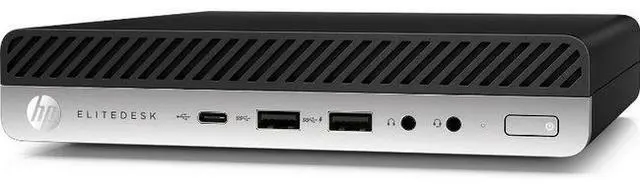 Alt view image 2 of 3 - HP  EliteDesk 800 G3 Mini PC - Intel Core i7-7700 3.6GHz - 512GB - Black - 16GB RAM - Excellent (Grade A)