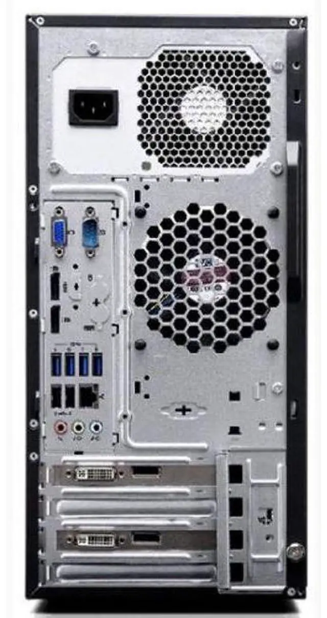 Alt view image 3 of 3 - Lenovo  ThinkCentre M93p Tower Desktop - Intel Core i7-4770 3.4GHz - 512GB - Black - 16GB RAM - Excellent (Grade A)