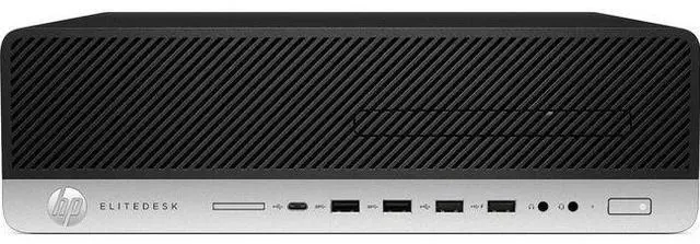 Main image of HP  EliteDesk 800 G4 Desktop SFF - Intel Core i5-8500 3.0GHz - 256GB - Black - 16GB RAM - Excellent (Grade A)