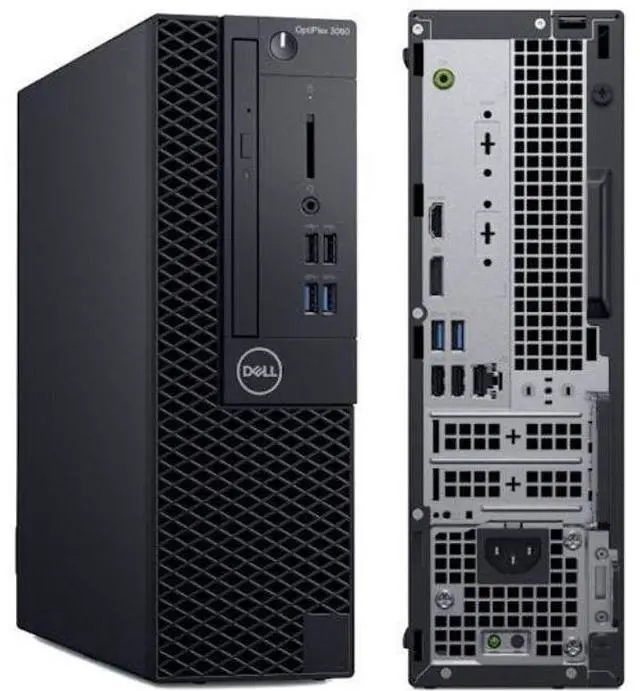 Alt view image 2 of 2 - Dell  OptiPlex 3060 SFF + 24" Monitor + Keyboard + Mouse - Intel Core i5-8400 2.8GHz - 480GB - Black - 16GB RAM - Excellent (Grade A)