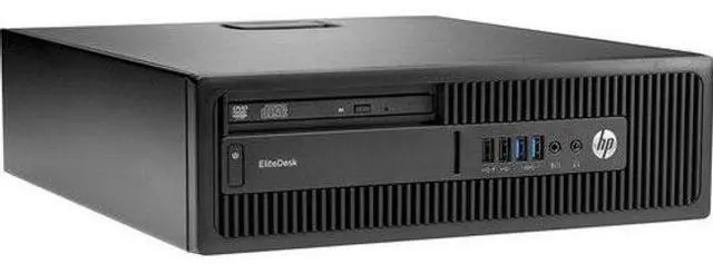 Main image of HP  EliteDesk 705 G3 Desktop SFF - AMD PRO A10-8770 3.5GHz - 256GB - Black - 16GB RAM - Excellent (Grade A)