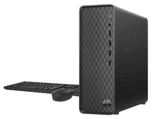Main image of HP  Slim Desktop S01-aF2023w PC - Intel Pentium Silver J5040 2.0GHz - 256GB - Black - 8GB RAM - Excellent (Grade A)