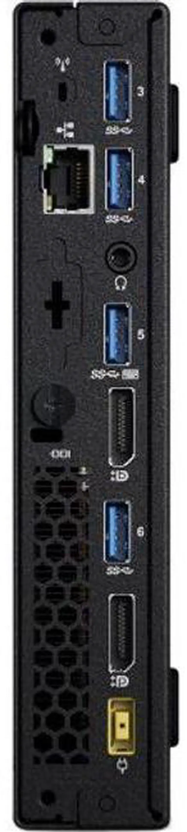 Alt view image 3 of 3 - Lenovo  ThinkCentre M700 Tiny Desktop - Intel Core i5-6400T 2.2GHz - 512GB - Black - 16GB RAM - Excellent (Grade A)