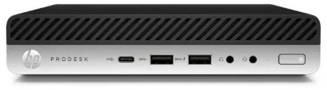 Main image of HP  ProDesk 600 G4 Desktop Mini Business PC - Intel Core i5-8500T 2.1GHz - 512GB - Black - 16GB RAM - Excellent (Grade A)