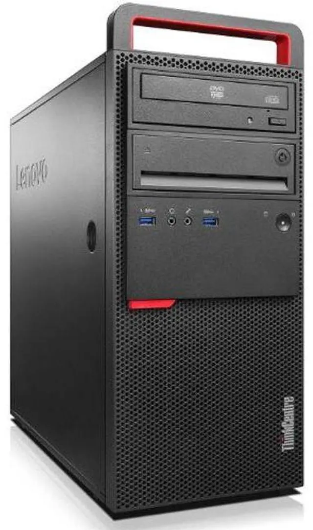 Alt view image 2 of 3 - Lenovo  ThinkCentre M900 Tower Desktop - Intel Core i5-6500 Processor 3.2GHz - 1TB - Black - 32GB RAM - Excellent (Grade A)