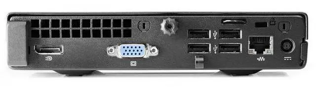 Alt view image 3 of 3 - HP  ProDesk 400 G1 Desktop Mini PC - Intel Core i5-4590T 2.0GHz - 500GB - Black - 12GB RAM - Premium