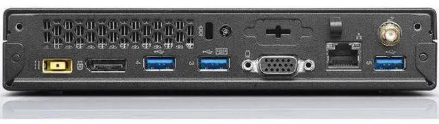 Alt view image 3 of 3 - Lenovo  ThinkCentre M93p Tiny Desktop - Intel Core i5-4570T 2.9GHz - 480GB - Black - 8GB RAM - Excellent (Grade A)