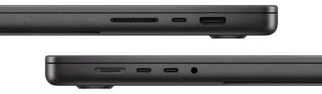 Alt view image 4 of 5 - Apple MacBook Pro 14-inch (2023) - M3 - Apple M3 Pro chip: 12-core CPU/18-Core GPU - 1TB - Space Black - 36GB RAM - 2 Thunderbolts 4 ports - Premium