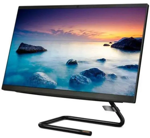 Alt view image 3 of 6 - Lenovo  IdeaCentre AIO 3 24IMB05 Desktop 23.8" - Intel Core i3-10100T 3.8GHz - 256GB - Black - 8GB RAM - 24 Inch - Excellent (Grade A)
