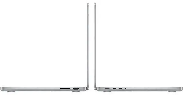 Alt view image 3 of 7 - Apple MacBook Pro 14-inch (2023) - M3 - Apple M3 Pro chip: 12-core CPU/18-Core GPU - 1TB - Silver - 8GB RAM - 3 Thunderbolts 4 ports - Excellent (Grade A)