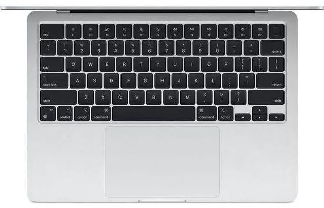 Alt view image 2 of 5 - Apple MacBook Air (2024) 13.6-inch - Apple M3 Chip: 8-Core CPU/10-Core GPU - 512GB - Silver - 8GB RAM - Good (Grade B)
