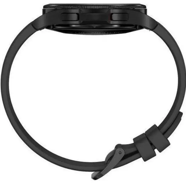 Alt view image 4 of 5 - Samsung  Galaxy Watch4 - 16GB - Black-Classic (Stainless Steel)-Ridge Sports Band-Black - Bluetooth + LTE - 42mm - Black - Classic (Stainless Steel) - Black - Ridge Sports Band - Fluoroelastomer - Goo