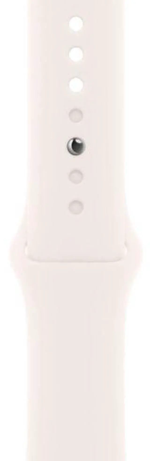 Alt view image 3 of 3 - Apple  Watch Series 10 - 64GB - Cellular + GPS - 46mm - Rose Gold - Aluminum - Light Blush - Sport Band - One Size - Rubber - Acceptable (Grade C)