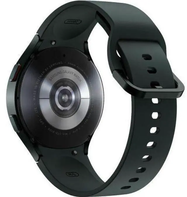 Alt view image 5 of 5 - Samsung  Galaxy Watch4 - 16GB - Green-Aluminum-Sport Band-Green - Bluetooth - 44mm - Green - Aluminum - Green - Sport Band - Fluoroelastomer - Premium