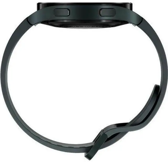 Alt view image 4 of 5 - Samsung  Galaxy Watch4 - 16GB - Green-Aluminum-Sport Band-Green - Bluetooth - 44mm - Green - Aluminum - Green - Sport Band - Fluoroelastomer - Premium