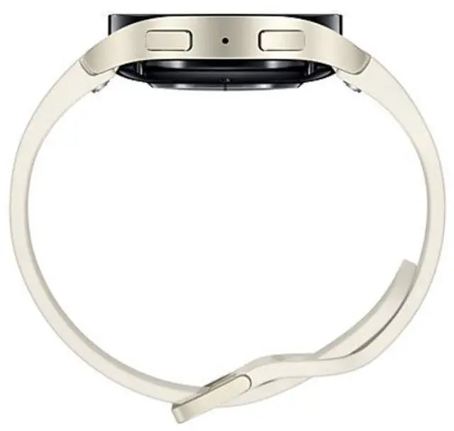 Alt view image 5 of 5 - Samsung  Galaxy Watch6 - 16GB - Bluetooth + LTE - 40mm - Gold - Aluminum - Gold - Sports Band - Fluoroelastomer - Good (Grade B)