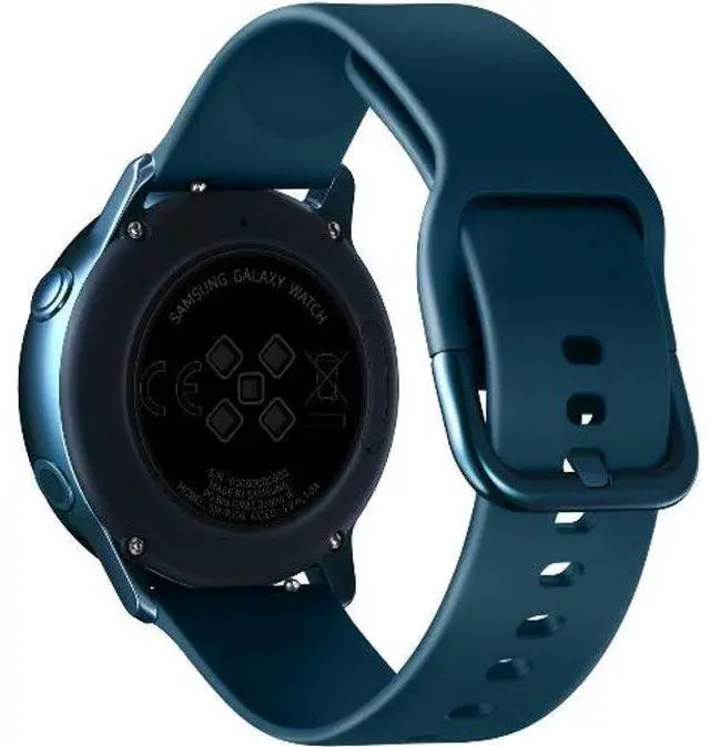 Alt view image 5 of 5 - Samsung  Galaxy Watch Active - 4GB - Green-Aluminum-Fluoroelastomer Strap-Green - 40mm - Green - Aluminum - Green - Fluoroelastomer Strap - Fluoroelastomer - Acceptable (Grade C)