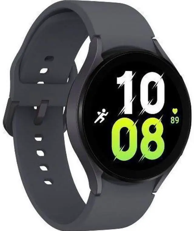 Alt view image 3 of 5 - Samsung  Galaxy Watch5 - 16GB - Graphite-Aluminum-Sport Band-Graphite - Bluetooth - 40mm - Graphite - Aluminum - Graphite - Sport Band - Fluoroelastomer - Good (Grade B)