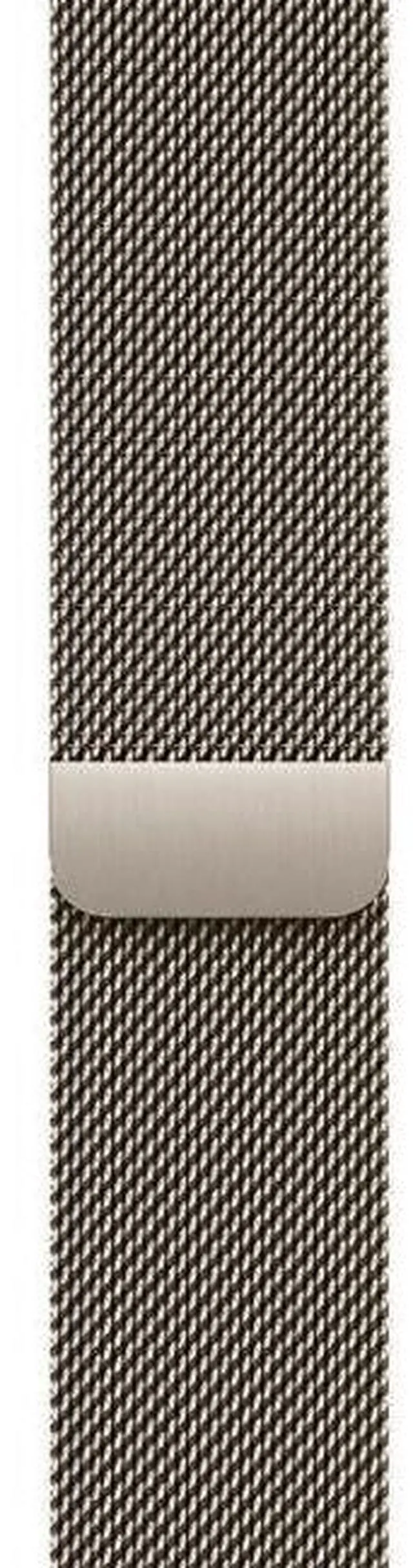 Alt view image 3 of 3 - Apple  Watch Series 10 - 64GB - Cellular + GPS - 46mm - Natural - Titanium - Natural - Milanese Loop Band - One Size - Stainless Steel - Premium