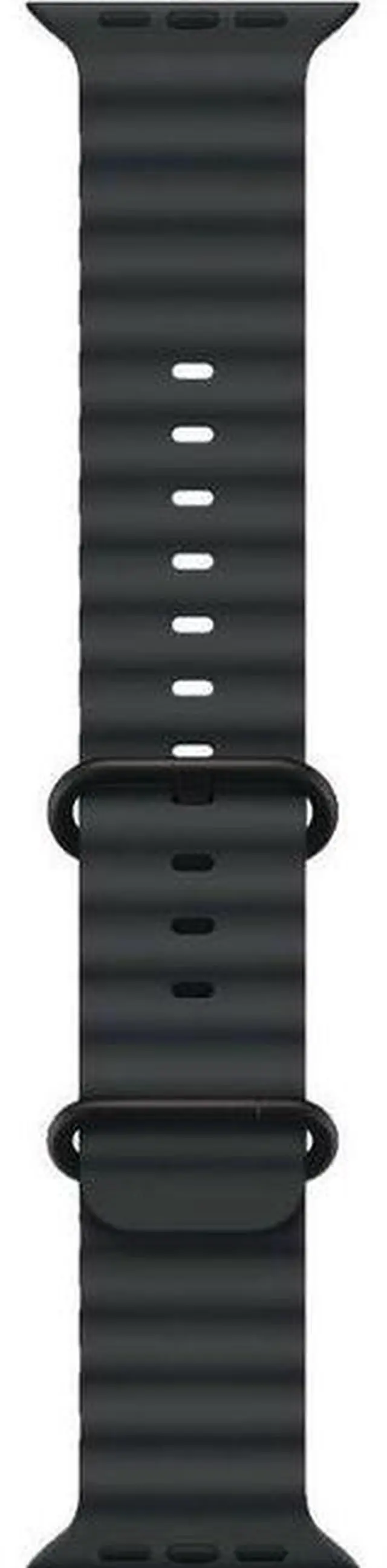 Alt view image 3 of 3 - Apple  Watch Ultra 2 - 64GB - Cellular + GPS - 49mm - Black - Titanium - Black - Ocean Band - One Size - Rubber - Excellent (Grade A)