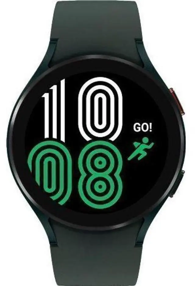 Main image of Samsung  Galaxy Watch4 - 16GB - Green-Aluminum-Sport Band-Green - Bluetooth + LTE - 44mm - Green - Aluminum - Green - Sport Band - Fluoroelastomer - Good (Grade B)