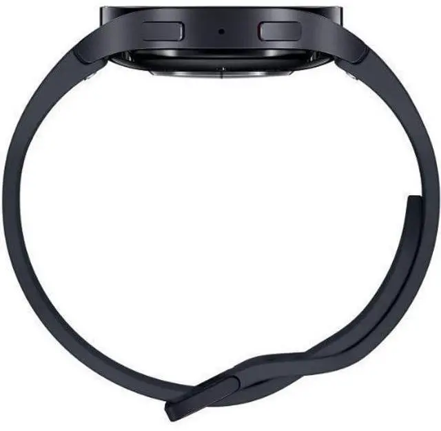 Alt view image 4 of 5 - Samsung  Galaxy Watch6 - 16GB - Graphite-Aluminum-Sports Band-Black - Bluetooth + LTE - 44mm - Graphite - Aluminum - Black - Sports Band - Fluoroelastomer - Excellent (Grade A)