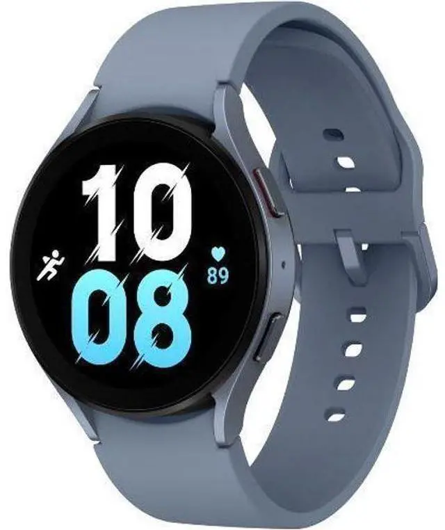 Alt view image 2 of 5 - Samsung  Galaxy Watch5 - 16GB - Bluetooth + LTE - 44mm - Sapphire - Aluminum - Sapphire - Sport Band - Fluoroelastomer - Acceptable (Grade C)
