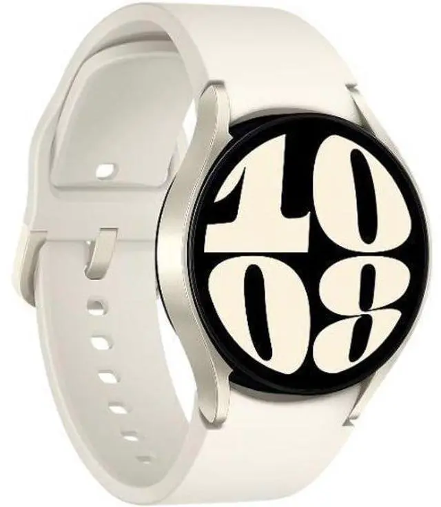 Alt view image 3 of 5 - Samsung  Galaxy Watch6 - 16GB - Bluetooth + LTE - 40mm - Cream - Aluminum - Cream - Sports Band - Fluoroelastomer - Excellent (Grade A)