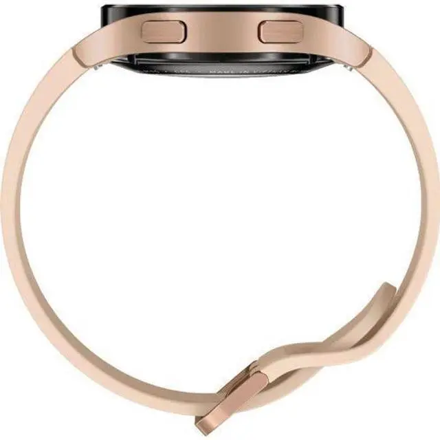 Alt view image 4 of 5 - Samsung  Galaxy Watch4 - 16GB - Gold-Aluminum-Sport Band-Pink - Bluetooth + LTE - 40mm - Gold - Aluminum - Pink - Sport Band - Fluoroelastomer - Good (Grade B)