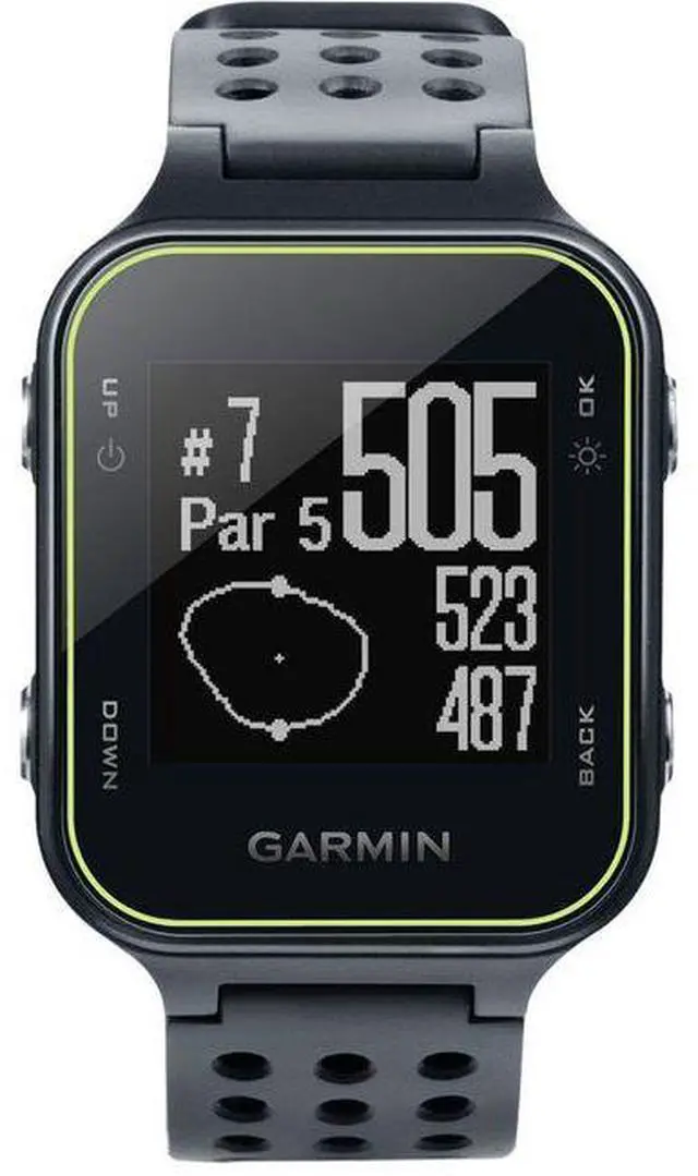 Main image of Garmin  Approach S20 Golf GPS Smartwatch - 64MB - 23mm - Slate - Polymer - Slate - Silicone Band - Silicone - Premium (Refreshed)