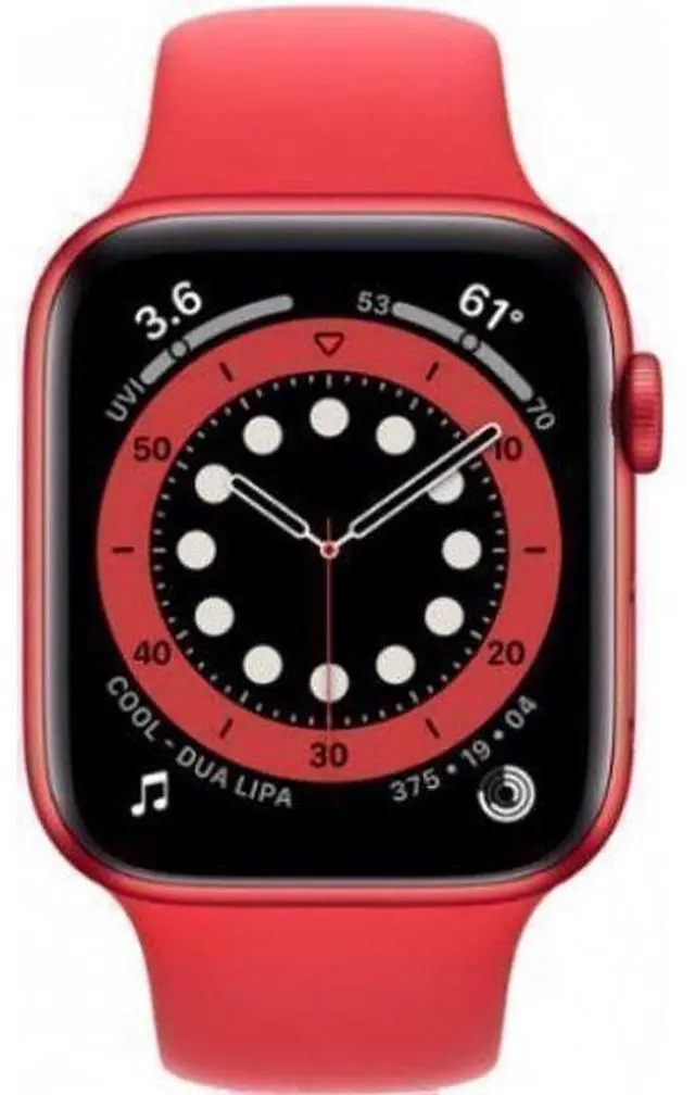 Main image of Apple  Watch Series 6 - 32GB - Cellular + GPS - 40mm - Red - Aluminum - Red - Sport Band - Rubber - Acceptable (Grade C)