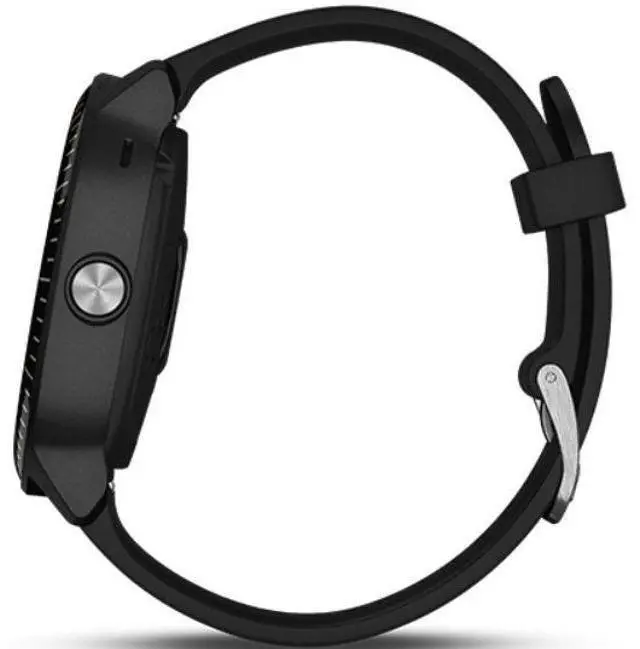 Alt view image 4 of 5 - Garmin  Vivoactive 3 Music Smartwatch - Black - Polymer - Black - Silicone - Silicone Band - Premium