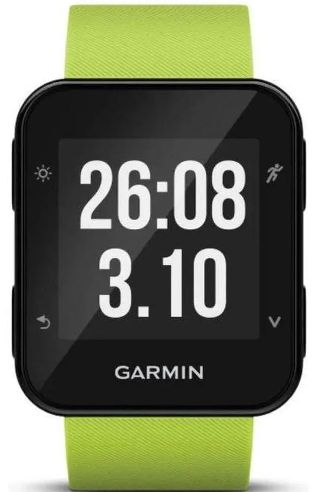 Main image of Garmin  Forerunner 35 Smartwatch - Slate Gray - Stainless Steel - Limelight - Silicone Band - Silicone - Excellent (Grade A)