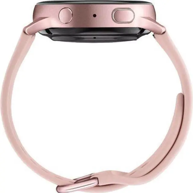 Alt view image 4 of 5 - Samsung  Galaxy Watch Active2 - 4GB - Pink Gold-Aluminum-Fluoroelastomer Strap-Pink - Bluetooth - 40mm - Pink Gold - Aluminum - Pink - Fluoroelastomer Strap - Fluoroelastomer - Good (Grade B)