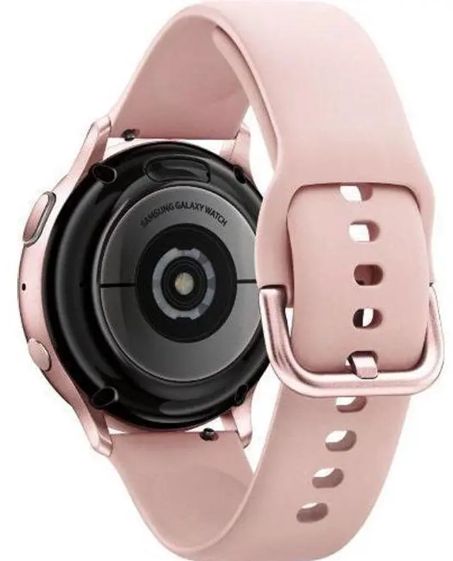 Alt view image 5 of 5 - Samsung  Galaxy Watch Active2 - 4GB - Pink Gold-Aluminum-Fluoroelastomer Strap-Pink - Bluetooth - 40mm - Pink Gold - Aluminum - Pink - Fluoroelastomer Strap - Fluoroelastomer - Good (Grade B)