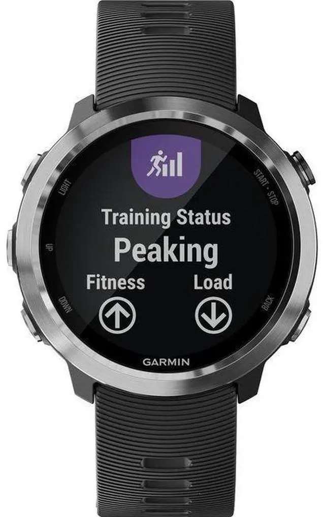 Main image of Garmin  Forerunner 645 GPS Smartwatch - 30.4mm - Silver - Stainless Steel - Black - Silicone Band - Silicone - Acceptable (Grade C)